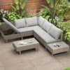 Sofa sets, garden sets, lounge sofas, outdoor sofas. For 4-5 people. Corner sofa for the living room, table and backrest.