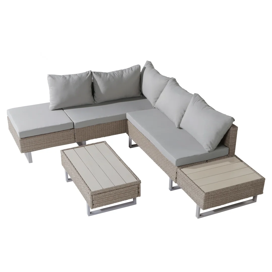 Sofa sets, garden sets, lounge sofas, outdoor sofas. For 4-5 people. Corner sofa for the living room, table and backrest. - Image 2